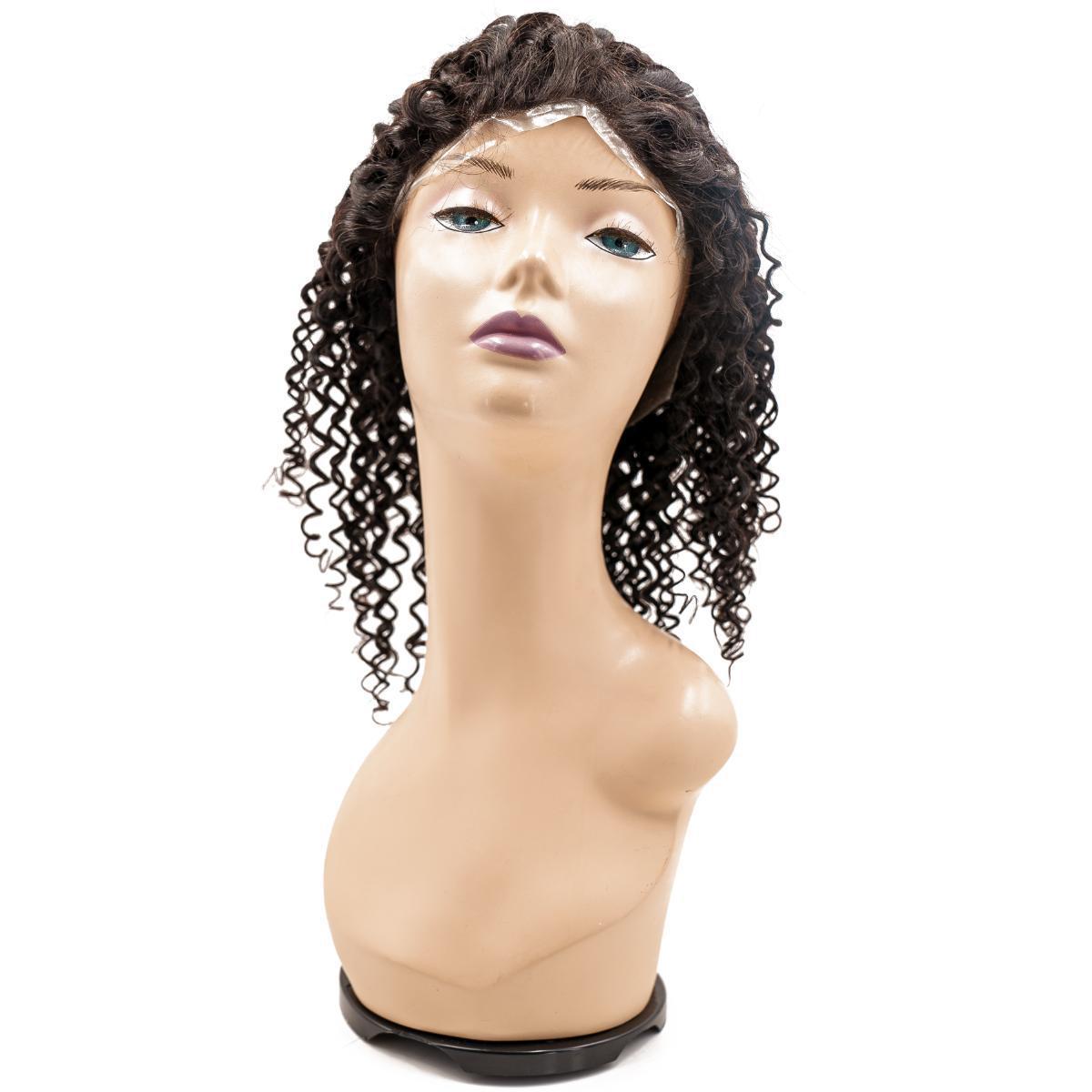 Curly Skin Polyurethane Medical Wig